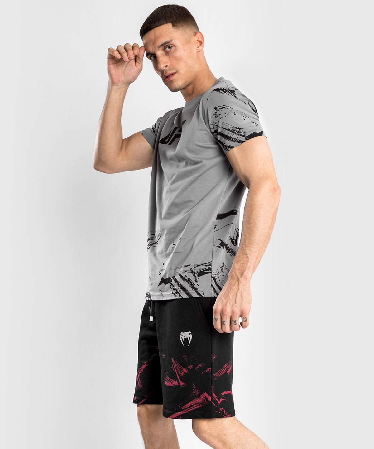 T-Shirt UFC Venum Authentic Fight Week 2.0 - Manches Courtes - Gris