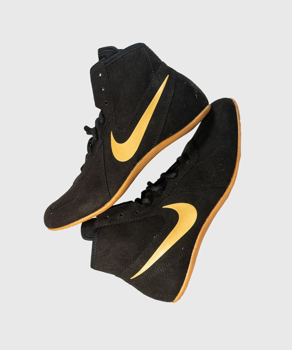 Chaussures de lutte Nike Footsweep 2 - Noir/Or/Gomme