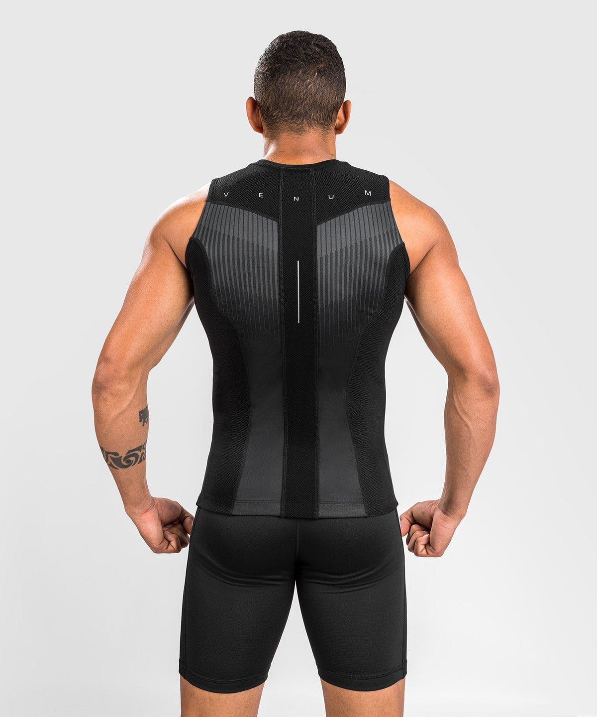 Rashguard Venum Sans Manches Biomecha - Noir/Gris