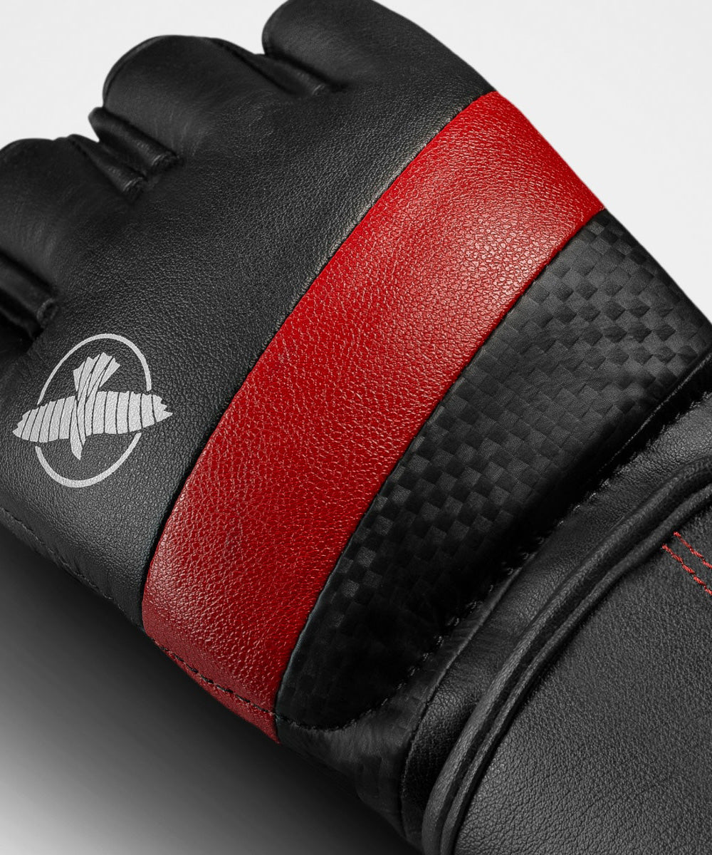 Hayabusa T3 Guantes de MMA - Negro/Rojo