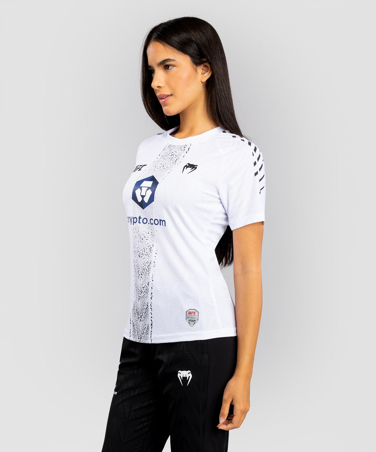 UFC Zenith by Venum Authentic Fight Night Camiseta oficial Walkout Mujer - Blanco