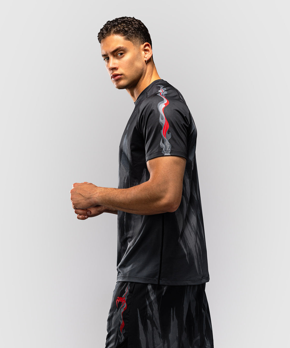 Venum Demon T-shirt Dry Tech - Nero/Grigio