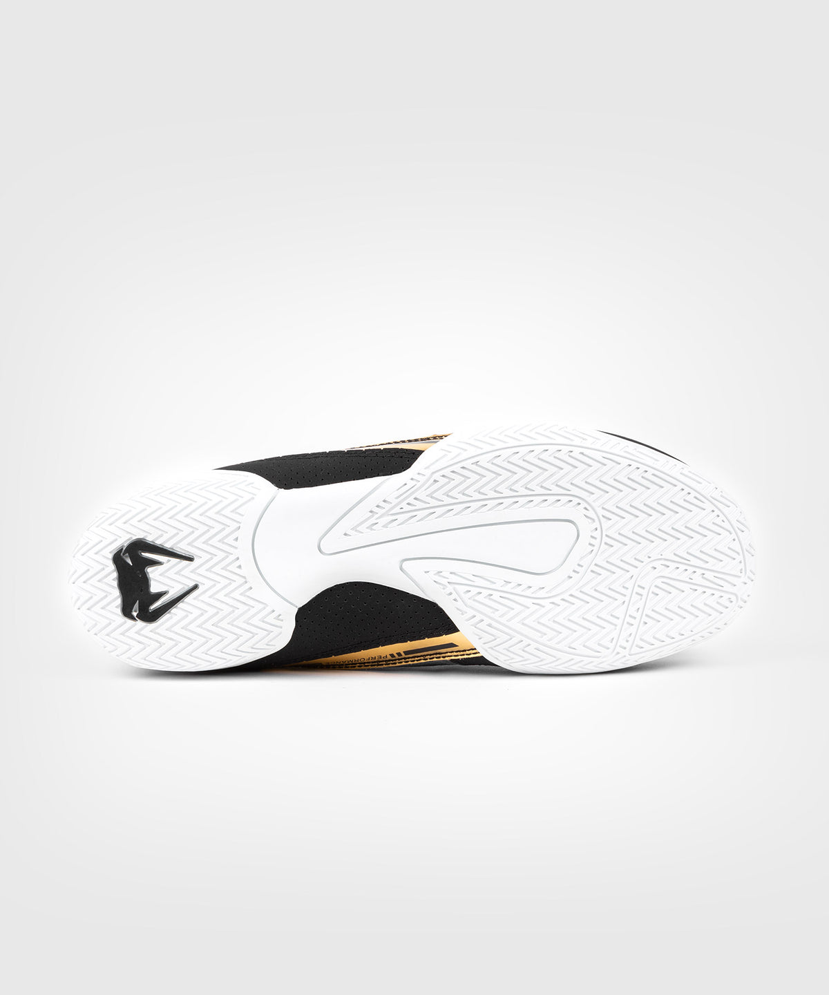 Chaussures de boxe Venum Elite - Noir/Blanc/Or