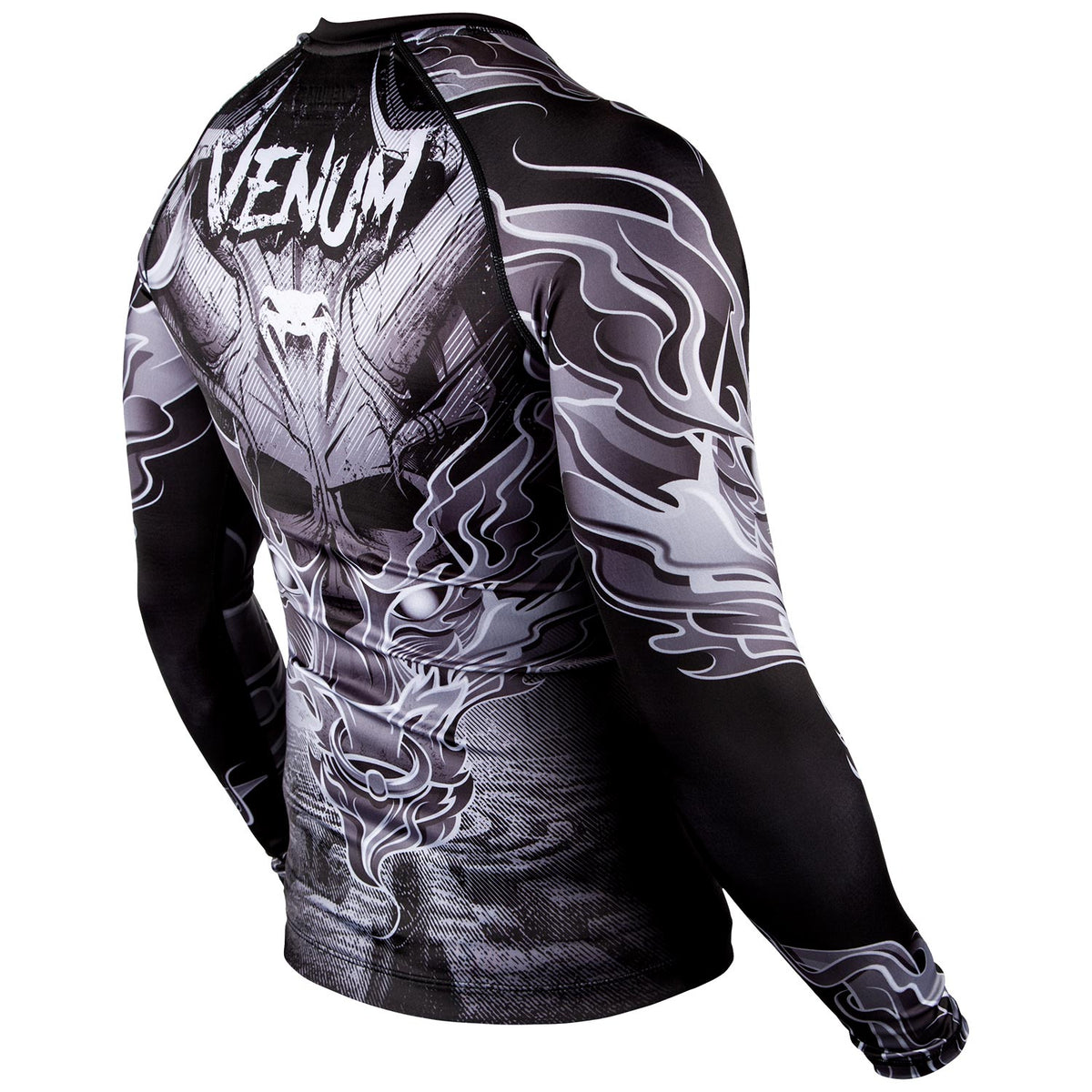 Venum Minotaurus Rashguard - Long Sleeves - Black/White