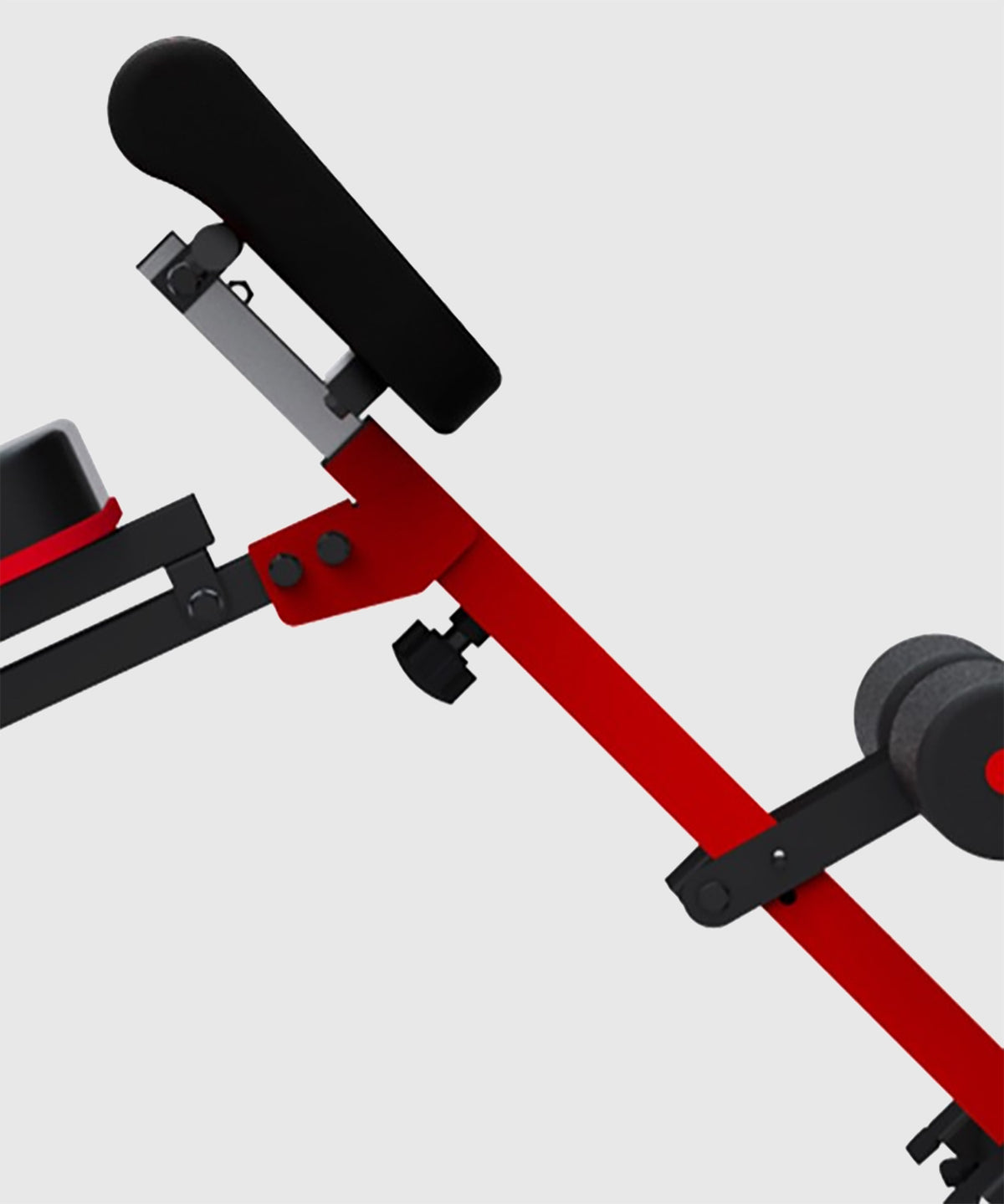 Banc de Extensión Abdominal – Negro/Rojo
