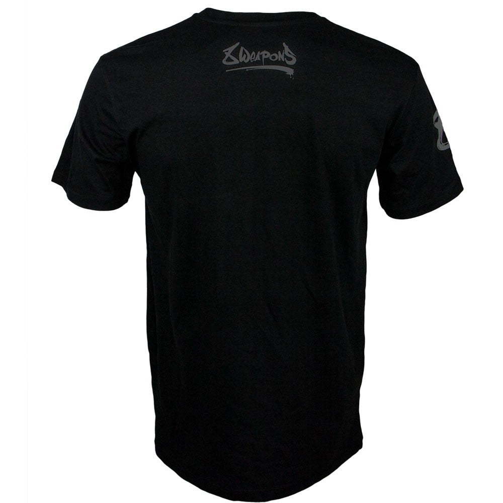 8 Weapons Unlimited Grey Camiseta - Negro