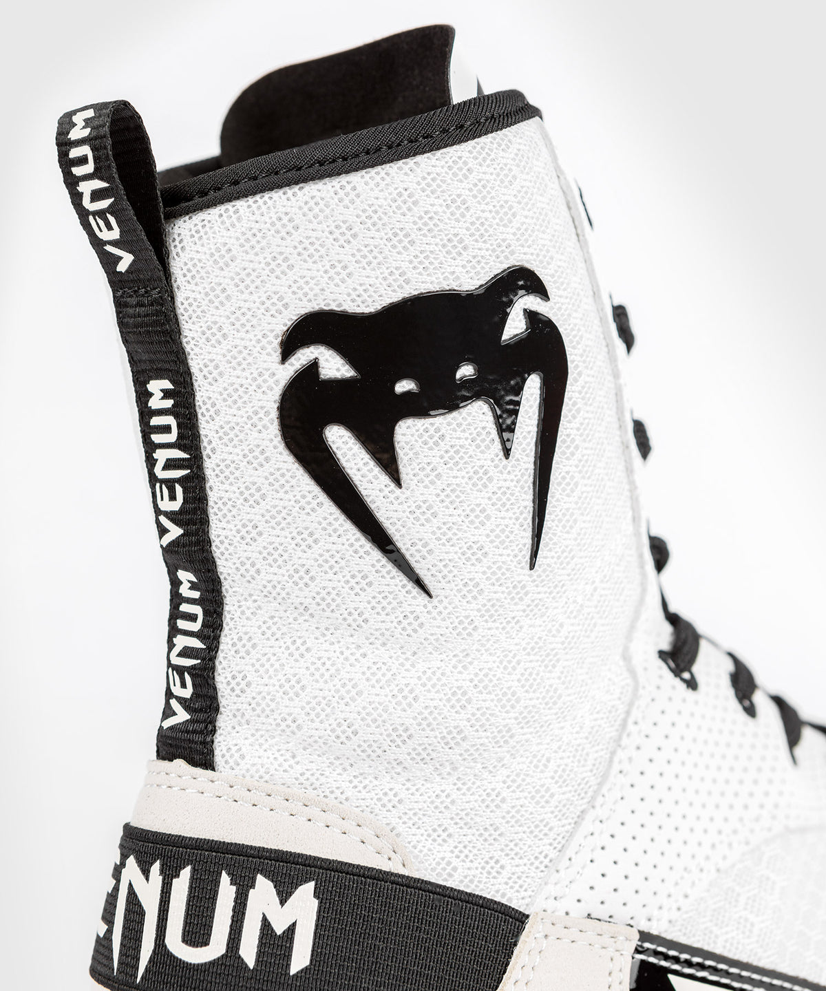 Venum Elite Zapatillas de Boxeo - Blanco/Negro
