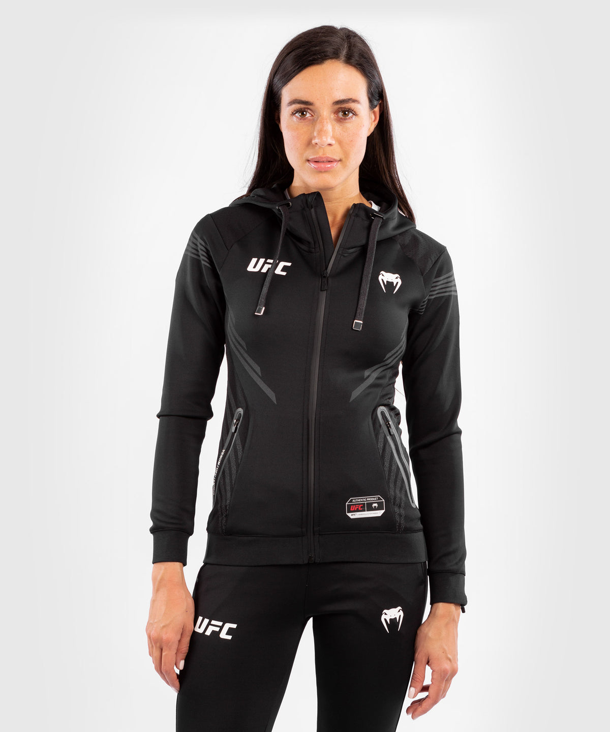 UFC Venum Authentic Fight Night Damen Walkout Hoodie - Schwarz