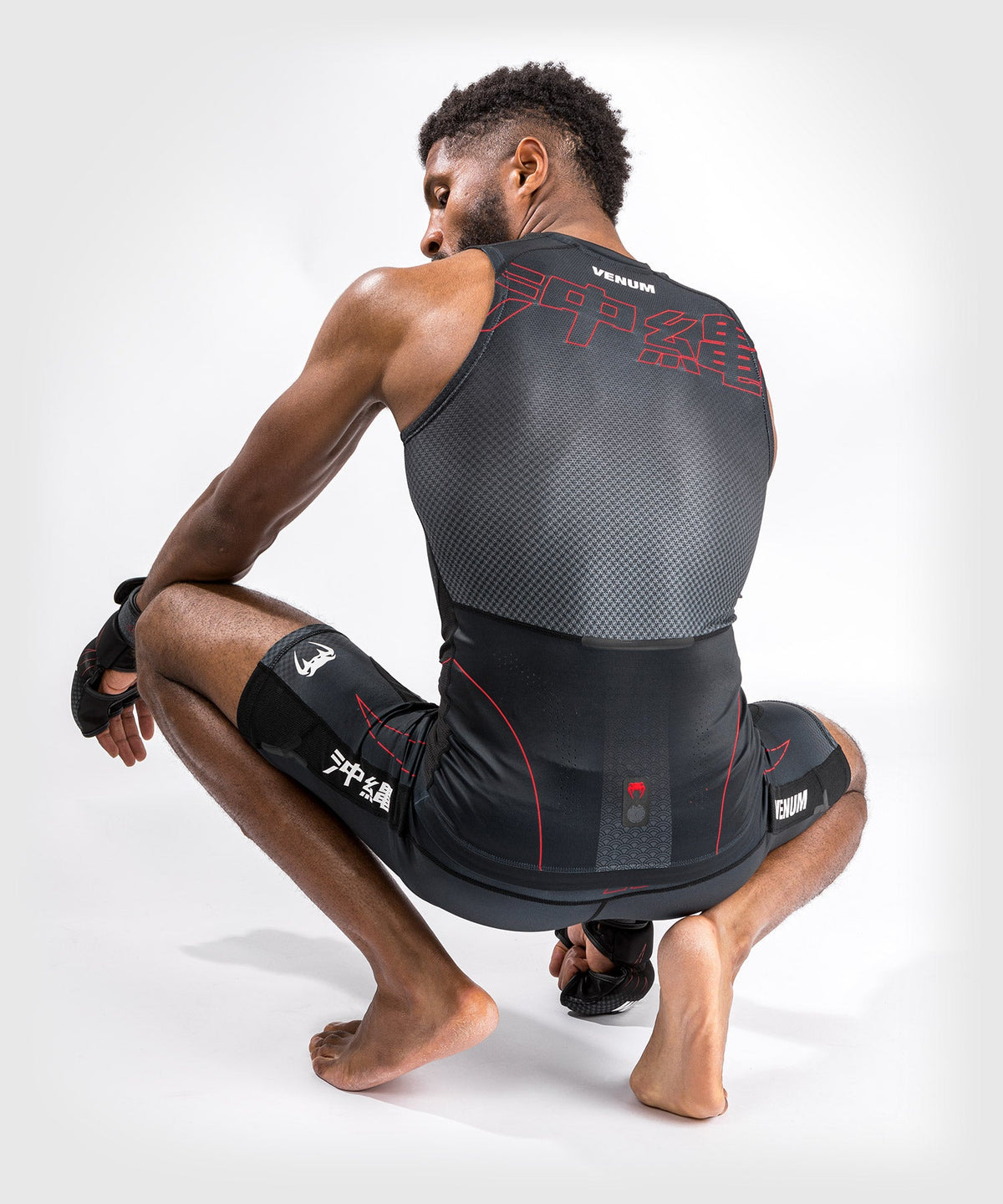Venum Okinawa 3.0 Rashguard - Ärmellos - Schwarz/Rot