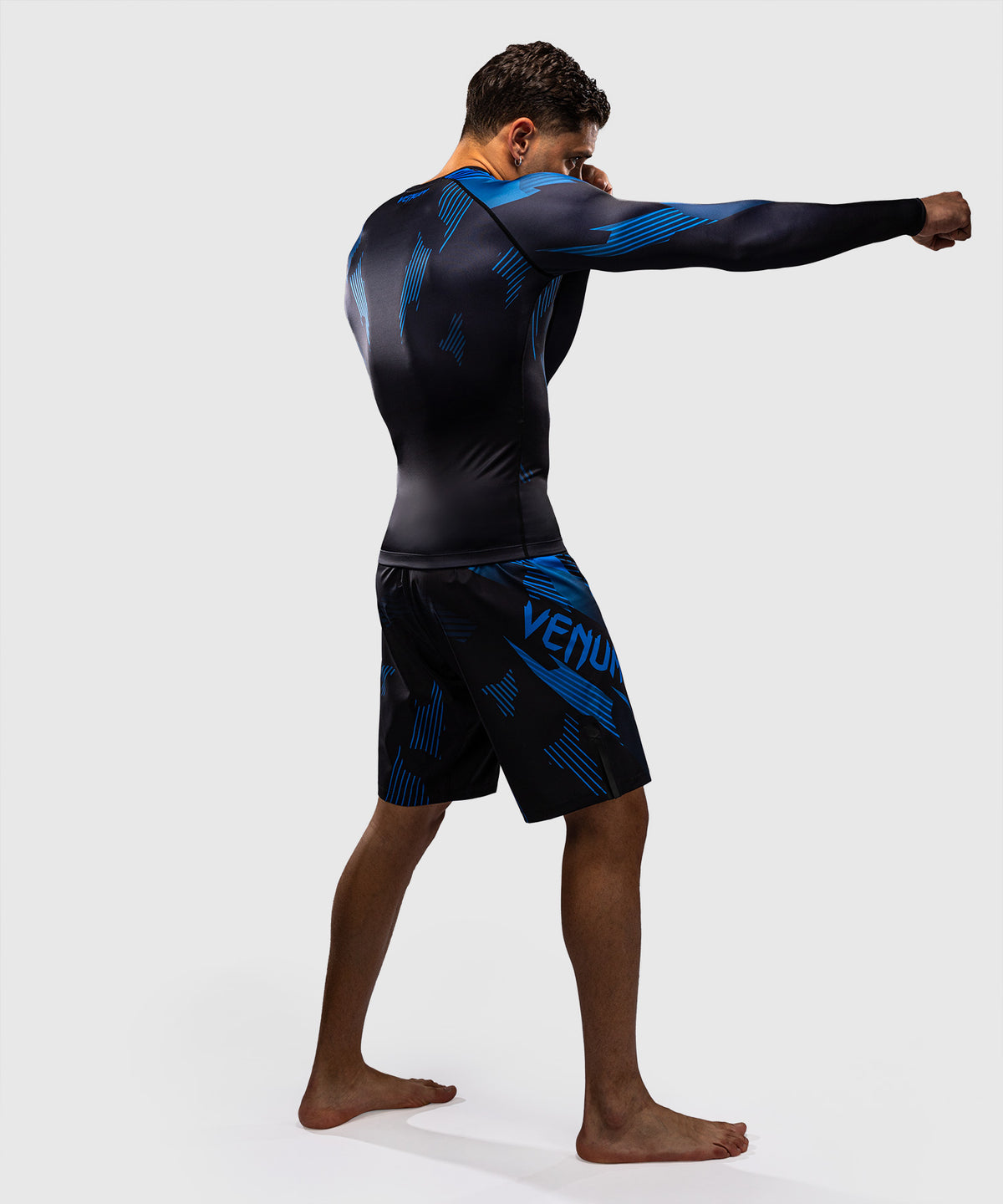 Rashguard à Manches Longues Venum No-Gi 6.0 - Noir/Bleu