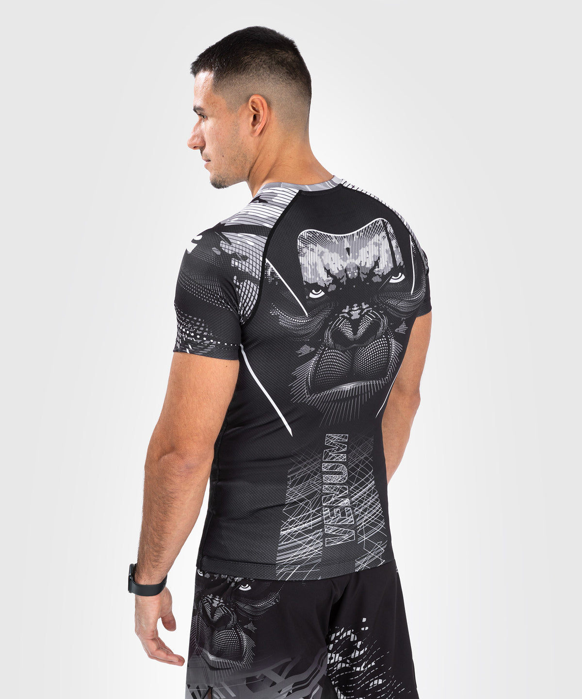 Venum Gorilla Jungle Lycras Manga Corta - Negro/Blanco