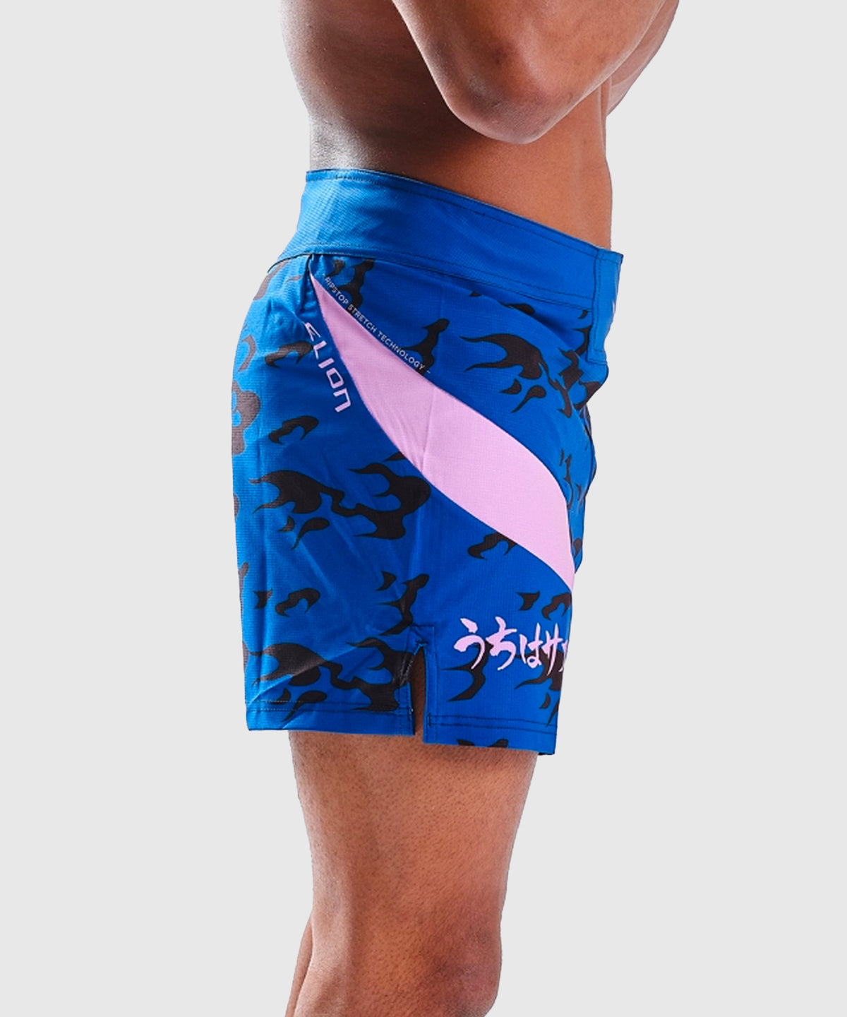 Elion X Naruto Sasuke Fightshorts - Blau