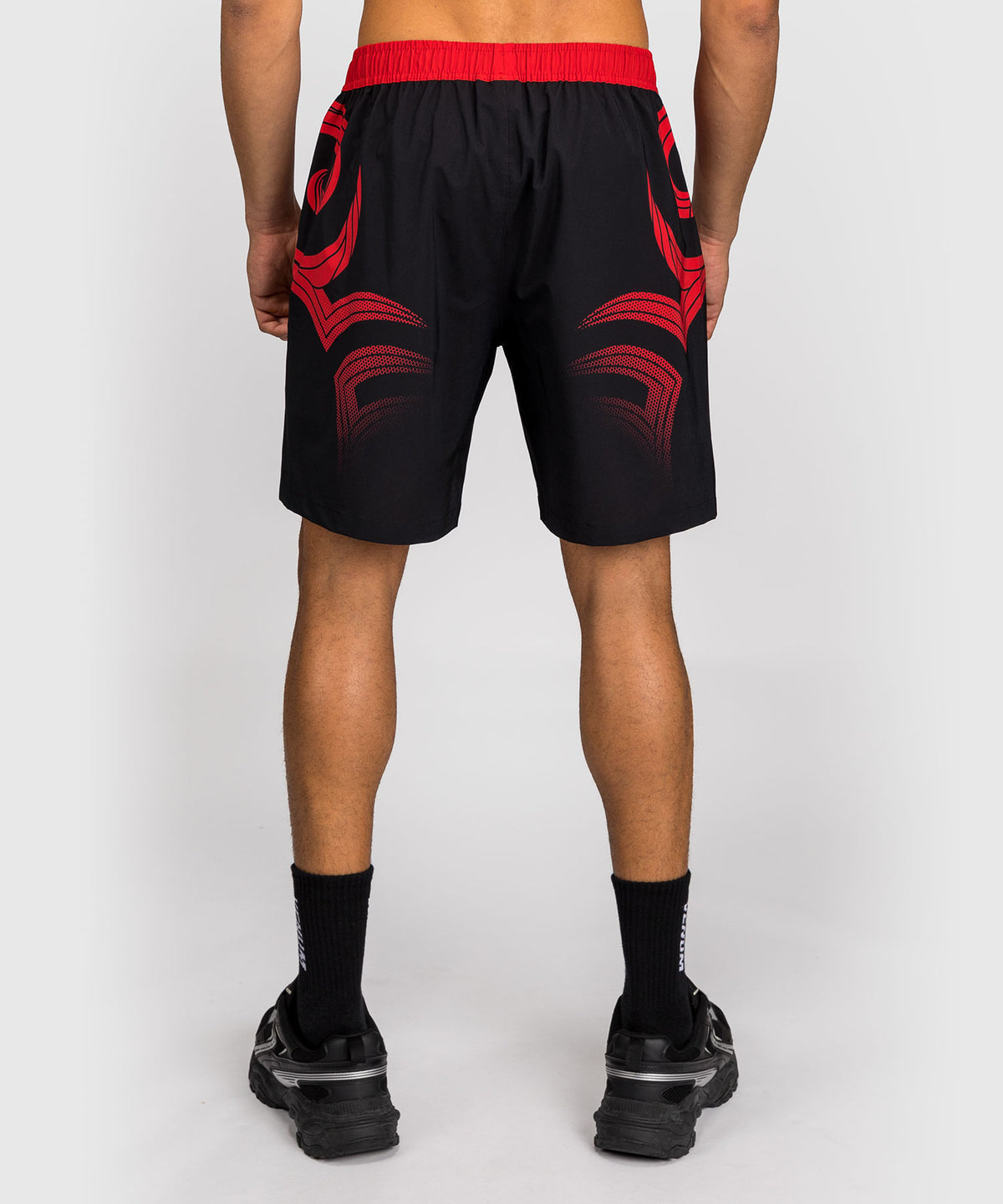 Venum x Mike Tyson Tiger Trainingsshorts - Tiefschwarz/Intensivrot