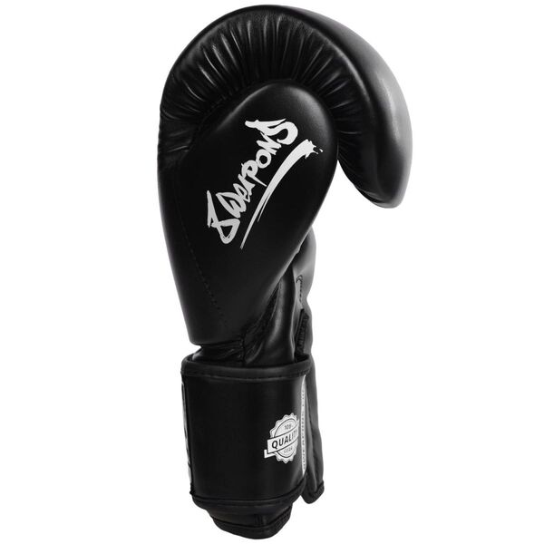 8 Weapons Pure Black Guantes de Boxeo - Negro/Blanco