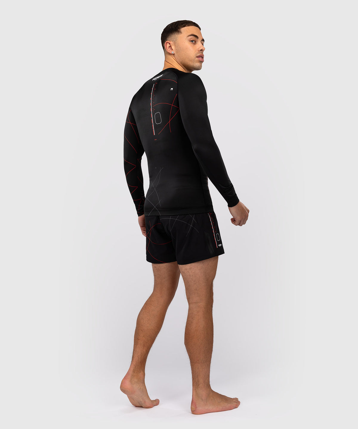 Venum Tactical XT Men's Langarm Rashguard - Schwarz/Feuerrot