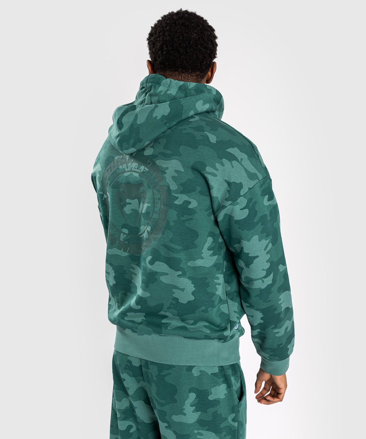 Venum Vortex XL Herren Kapuzenpullover - Türkis Camo