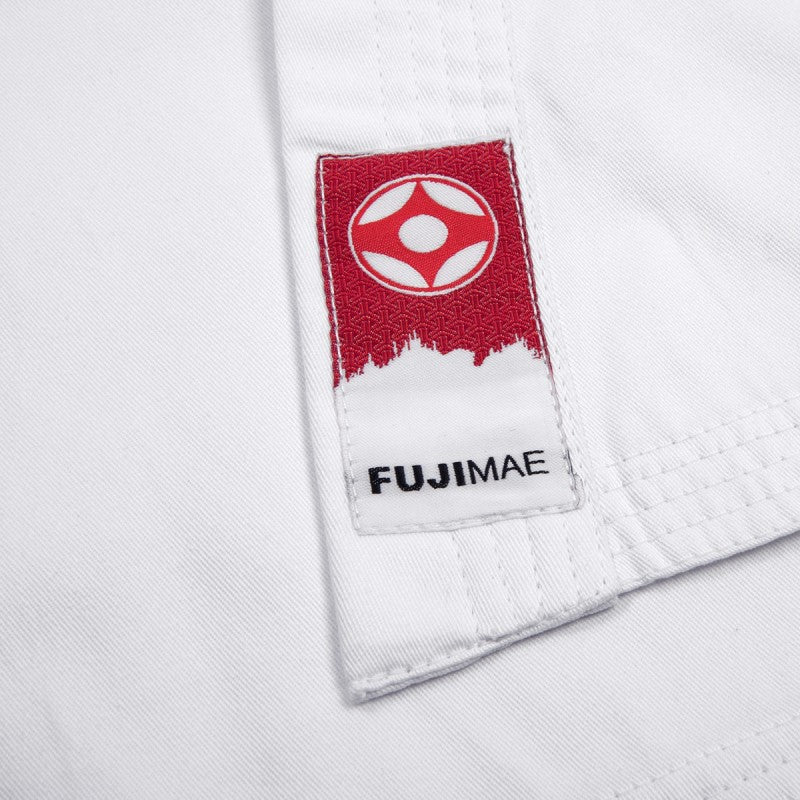 Fujimae Kimono da Karate Kyokushinkai Iniziazione - Bianco