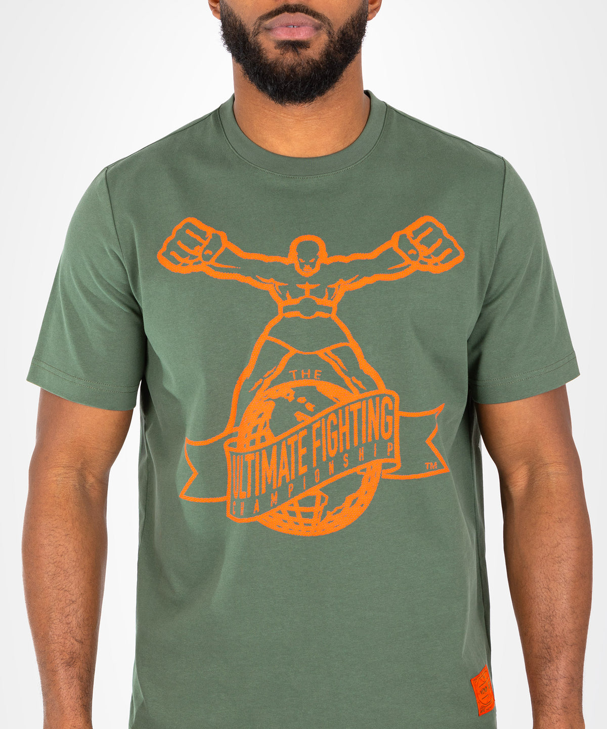 UFC by Venum Ulti-Man Camiseta - Caqui/Naranja 