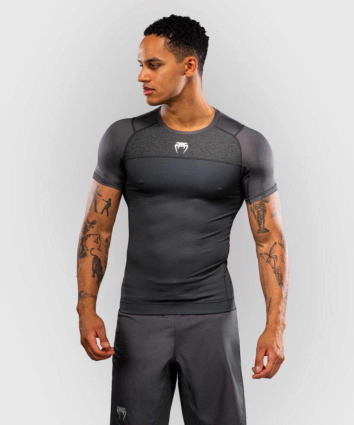 Venum G-Fit Scale Rashguard a maniche corte - Grigio