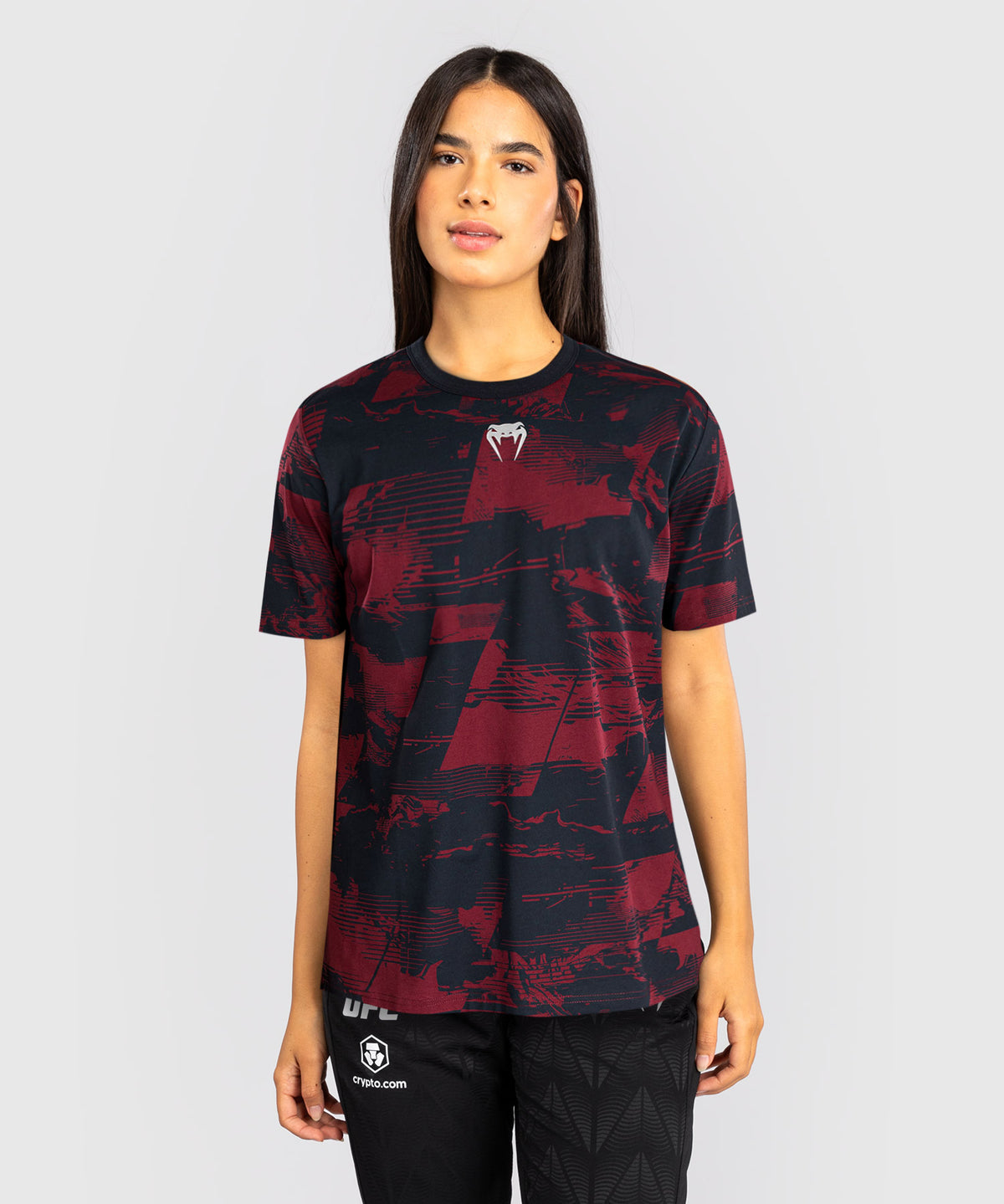 UFC Zenith by Venum Authentic Fight Week T-shirt maniche corte Donna - Blu navy/Bordeaux/Argento