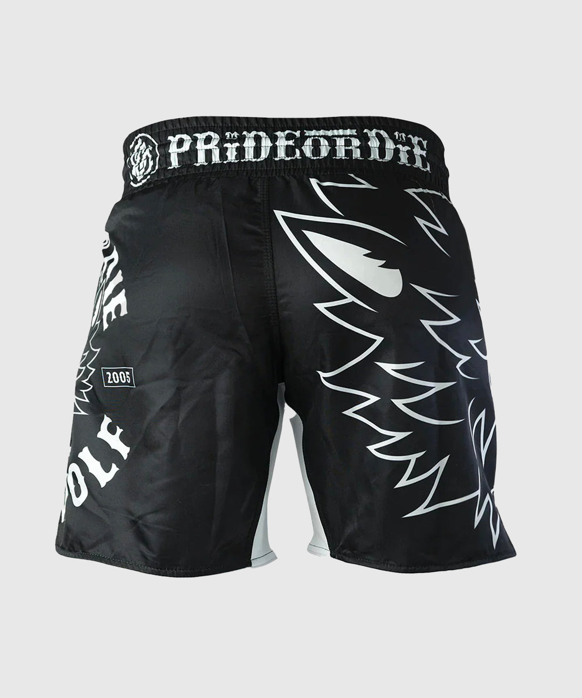 Short de MMA Pride Or Die Lone Wolf - Noir