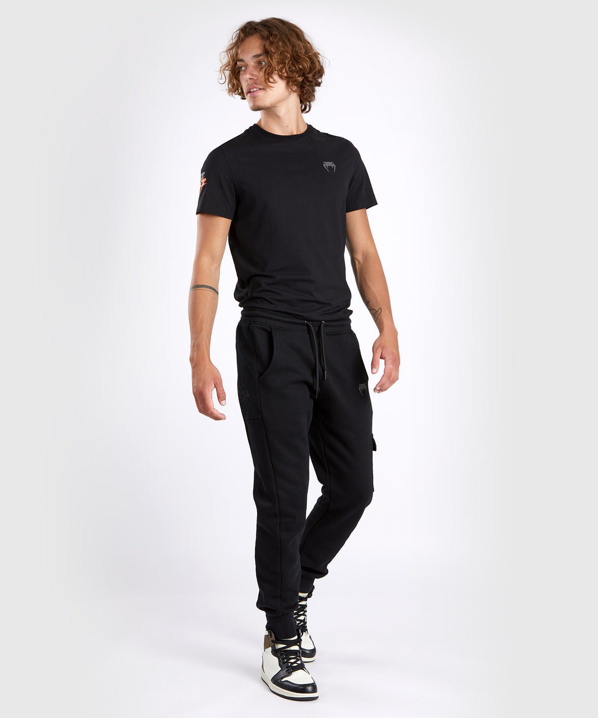 Venum S47 Pantalones de chándal - Negro/Naranja