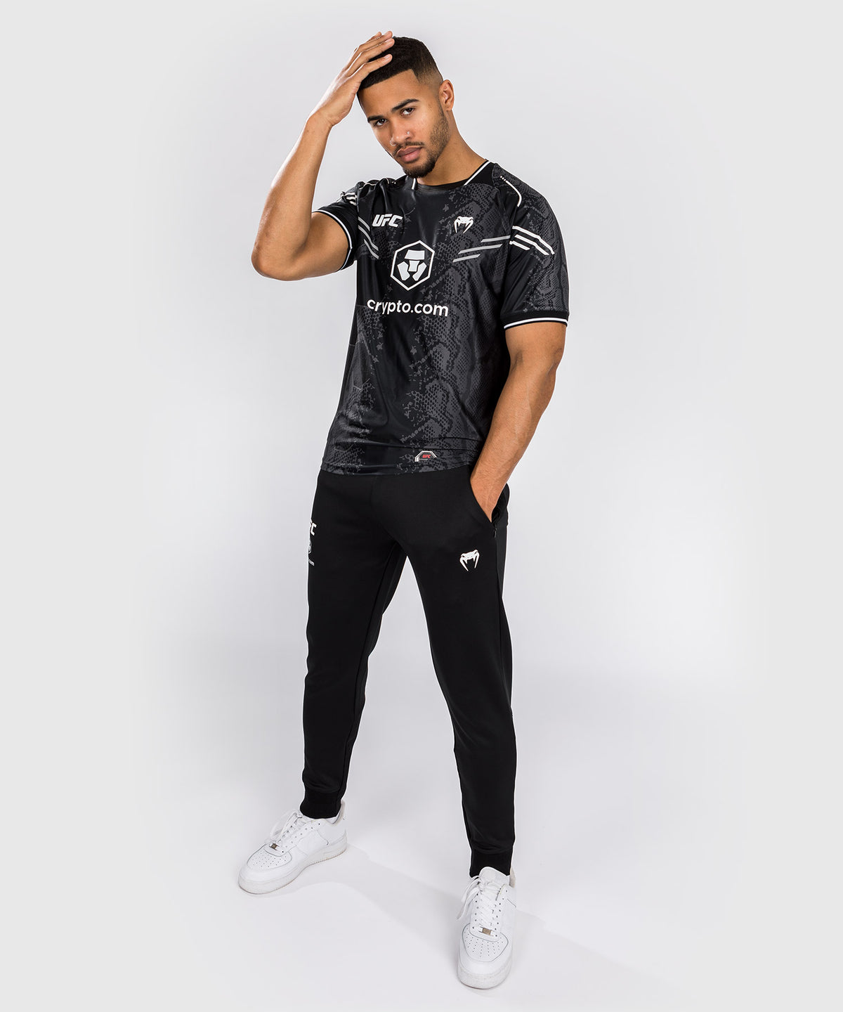 Noche UFC by Venum  Authentic Fight Night Herren Walkout-Trikot - Schwarz