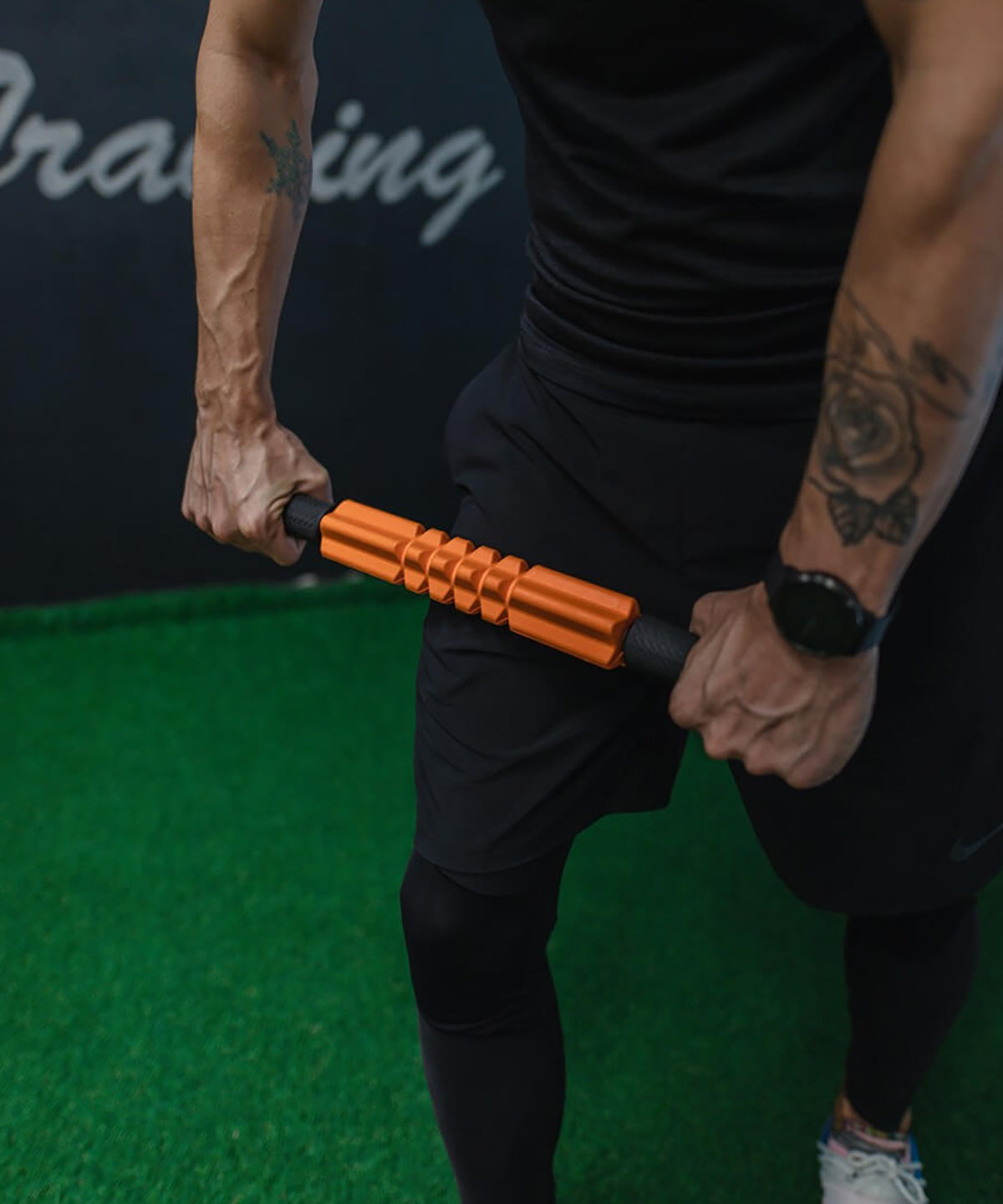 Sveltus Massage Stick - Orange/Black