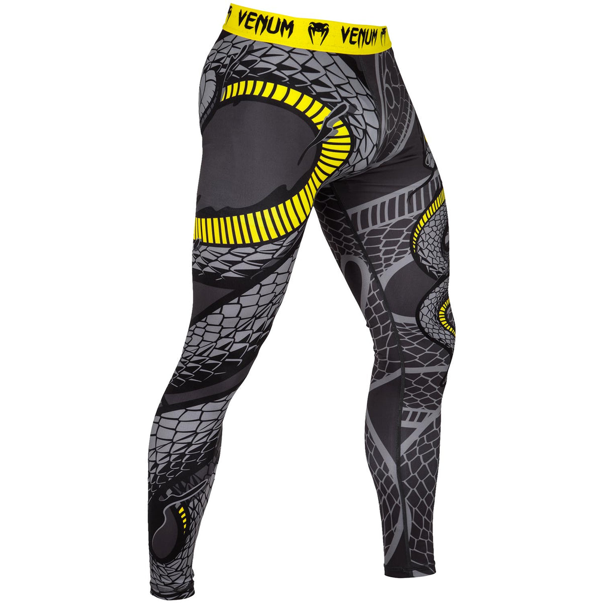 Venum Snaker Compression Tights - Nero/Giallo