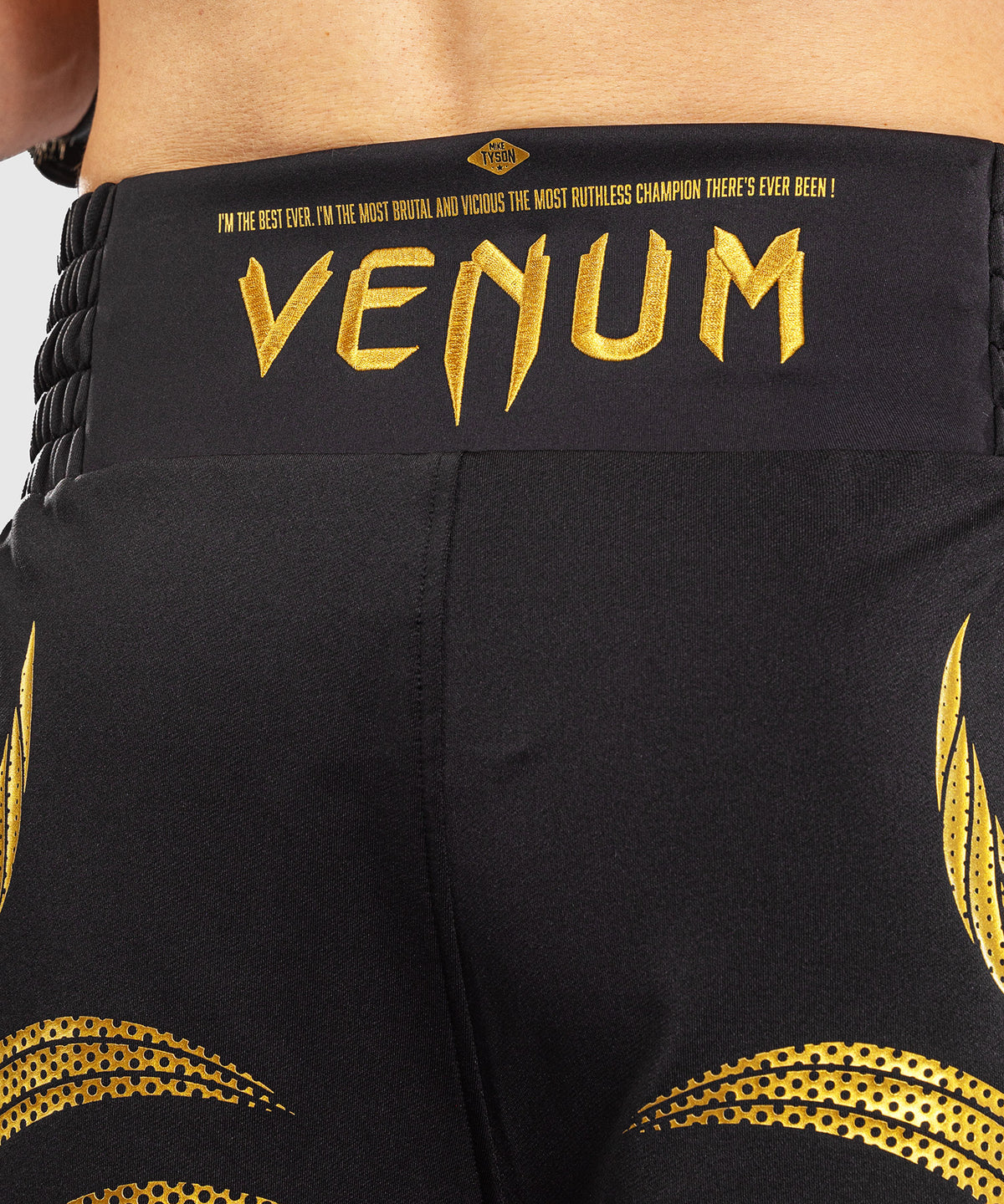 Venum x Mike Tyson Tiger Pantaloncini da Boxe - Nero/Oro
