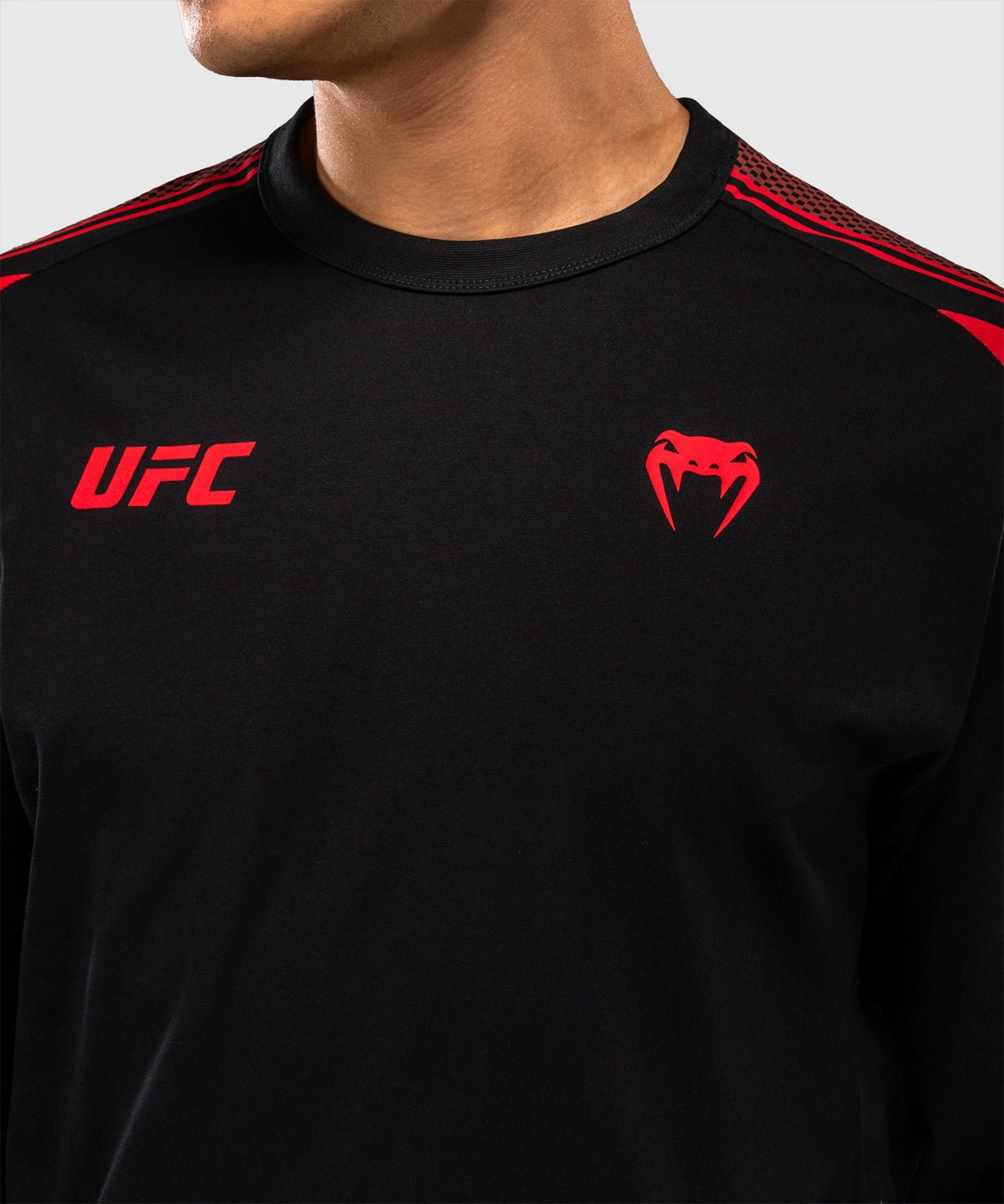 T-shirt à Manches Longues pour Homme Venum UFC Unity by Venum Authentic Fight Week - Noir