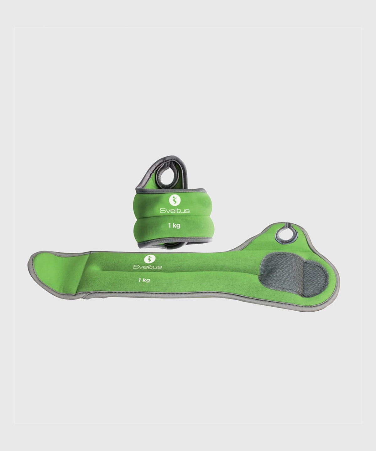 Lests de poignets Sveltus 1kg Lot de 2 - Vert