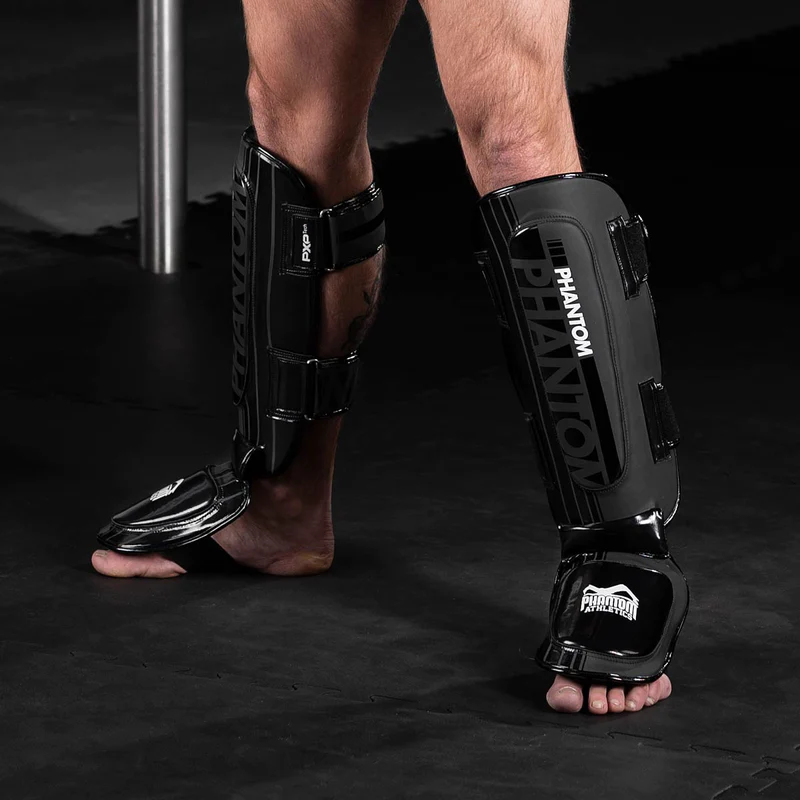 Phantom Athletics Apex Hybrid Espinilleras - Negro