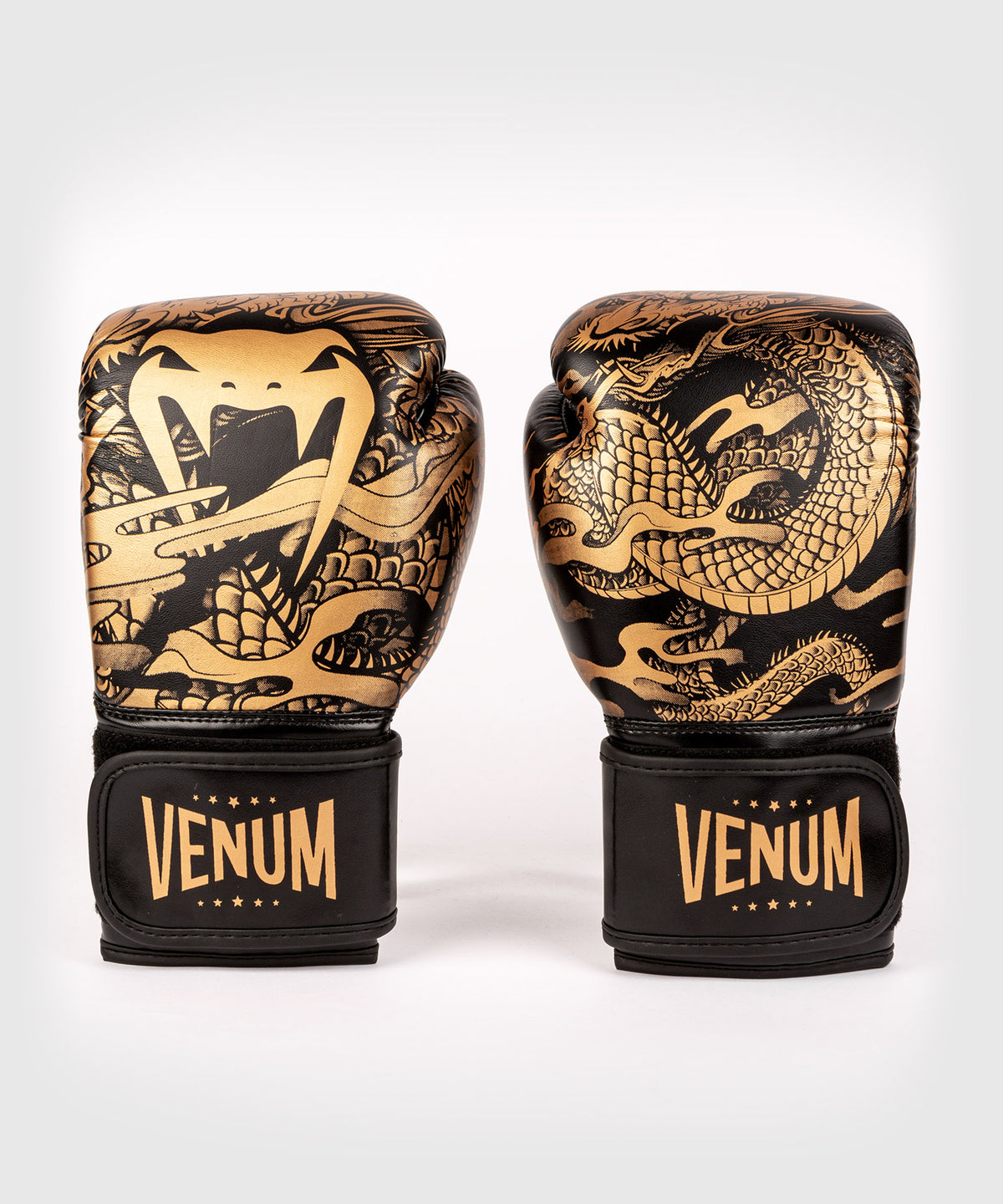 Venum Impact Dragon's Flight Guantes de boxeo para niños - Negro/Bronce