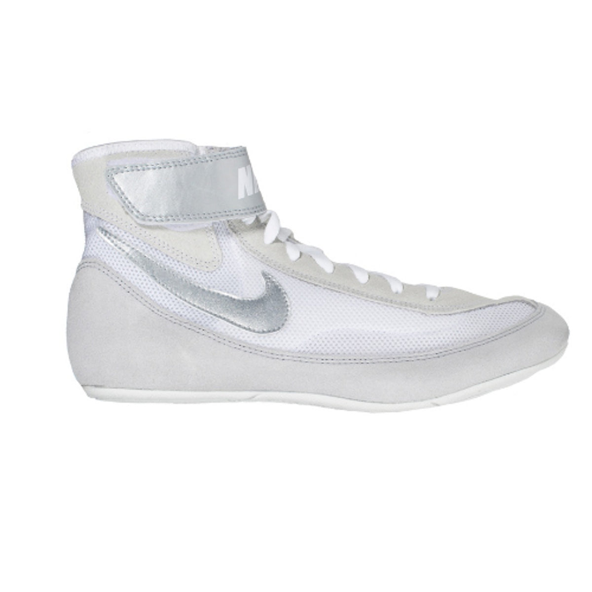 Nike Speedsweep VII Wrestling Shoes - White/Silver