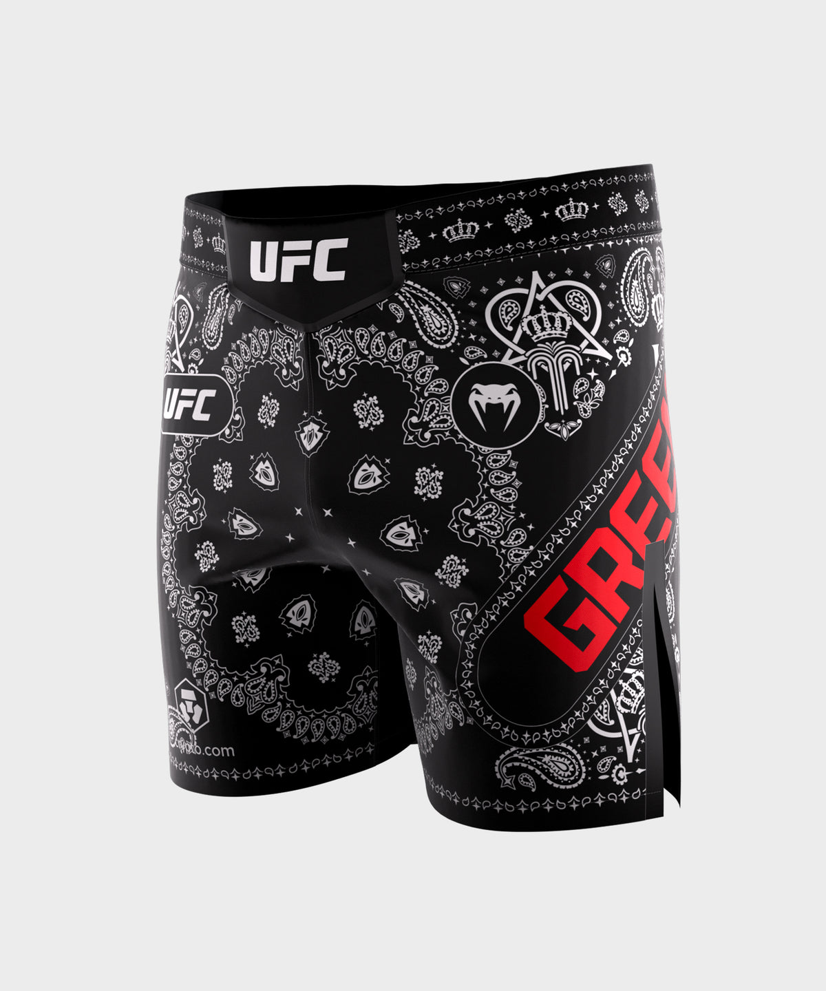 Short de compression pour homme UFC Adrenaline Unrivaled by Venum King Green - Noir