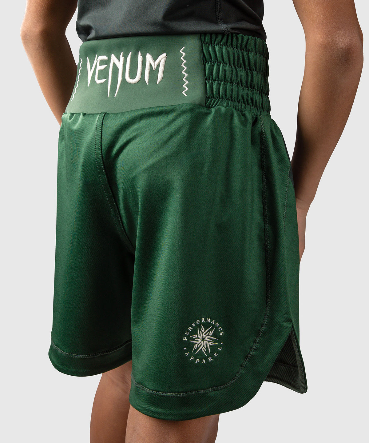Venum Attack Pantaloncini da boxe per bambini - Verde Foresta/Avorio