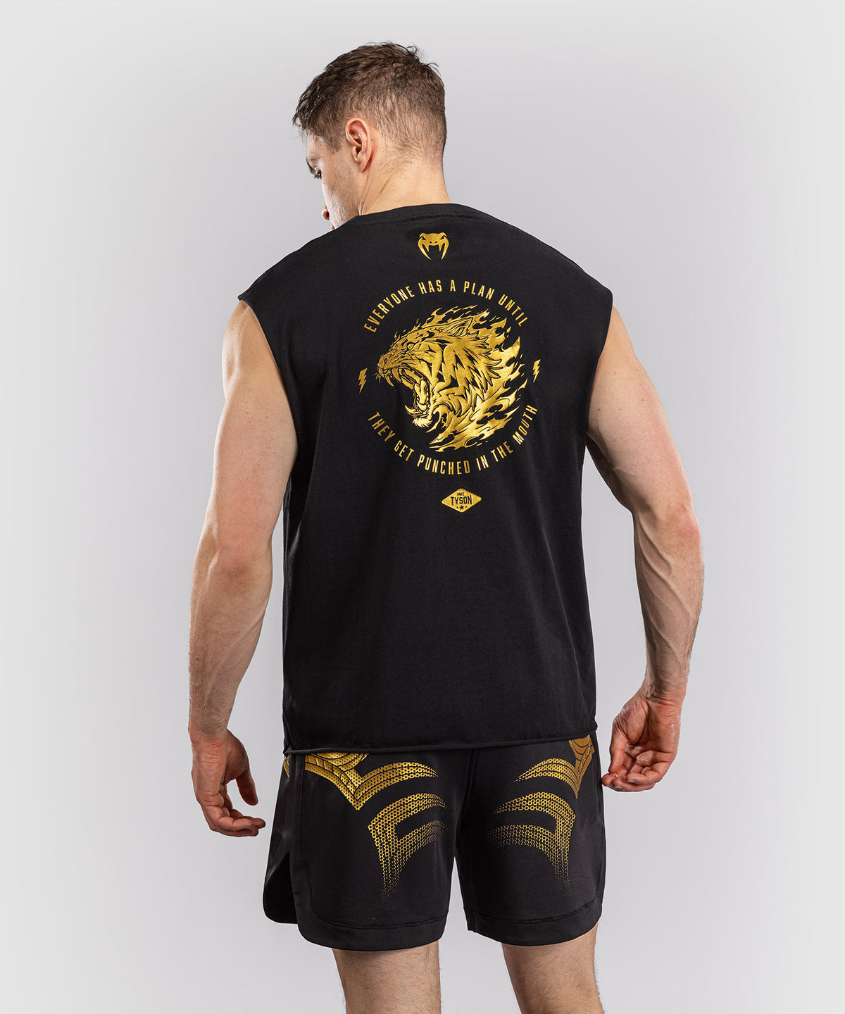 Venum x Mike Tyson Tiger Sleeveless T-Shirt - Black/Gold