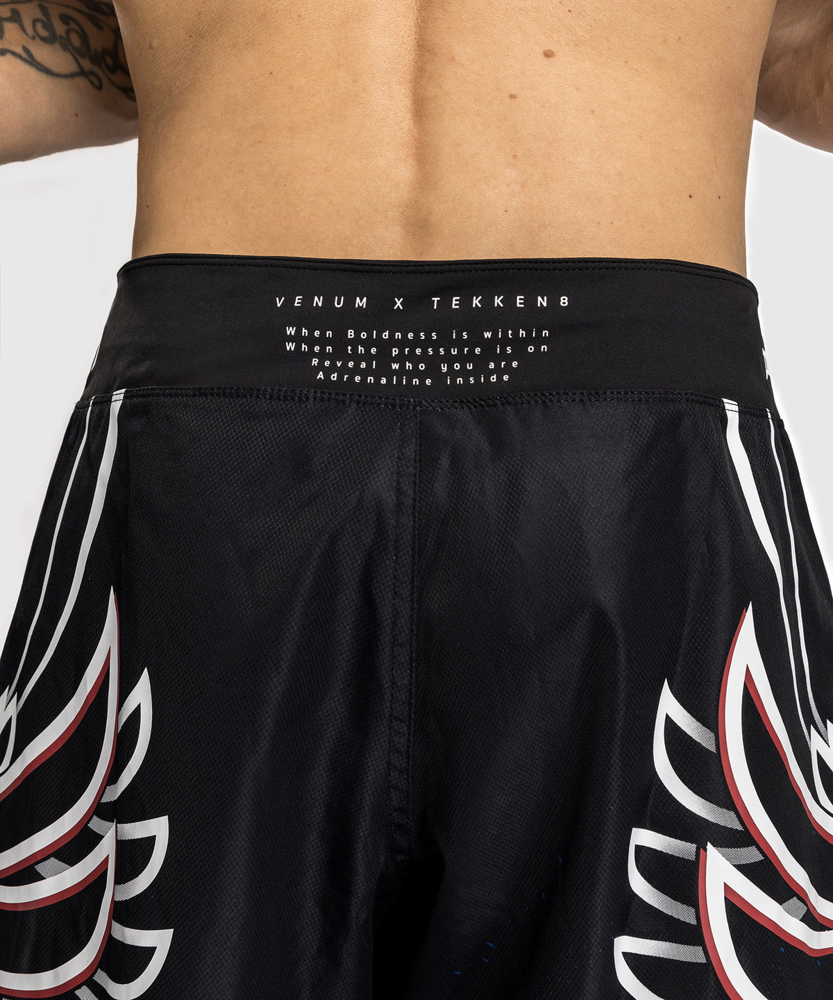Short de combat Venum x TEKKEN 8 - Jin Kazama - Bleu/Noir/Blanc