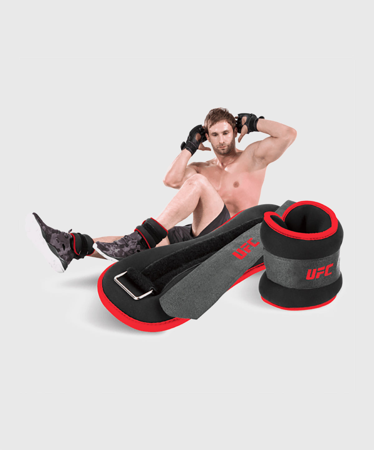 UFC Bracelets de Muñeca Lastrados 2kg – Negro