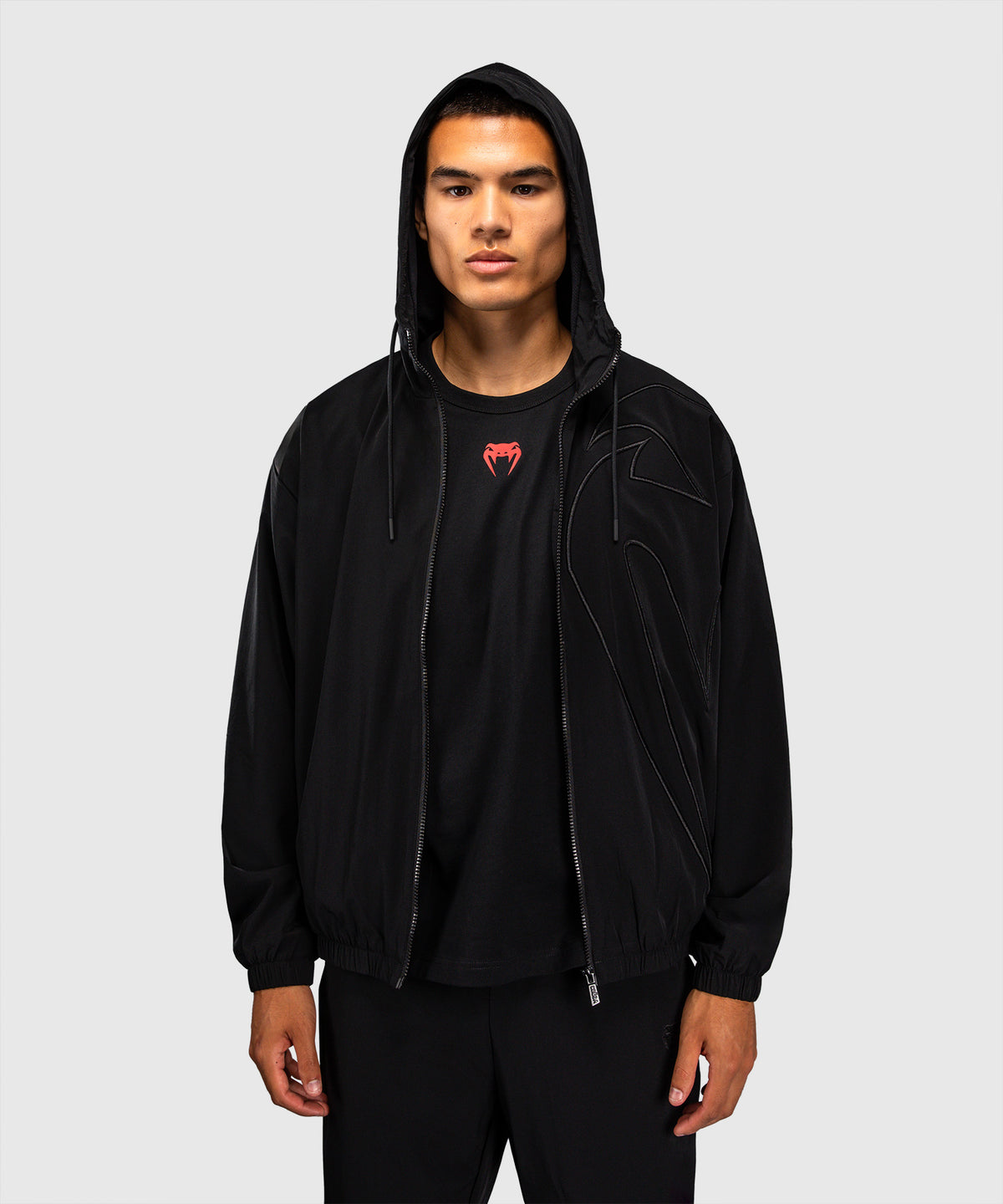 Venum Giant 3D Kapuzenpullover mit Reißverschluss - Schwarz