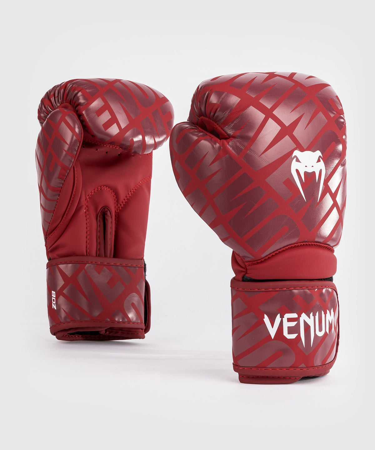 Gants de boxe Venum Contender 1.5 XT pour enfants -Blanc/Bordeaux