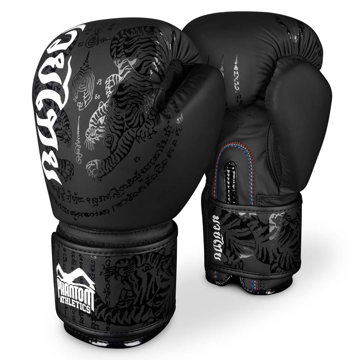 Phantom Athletics Muay Thai Guantes de Boxeo - Negro