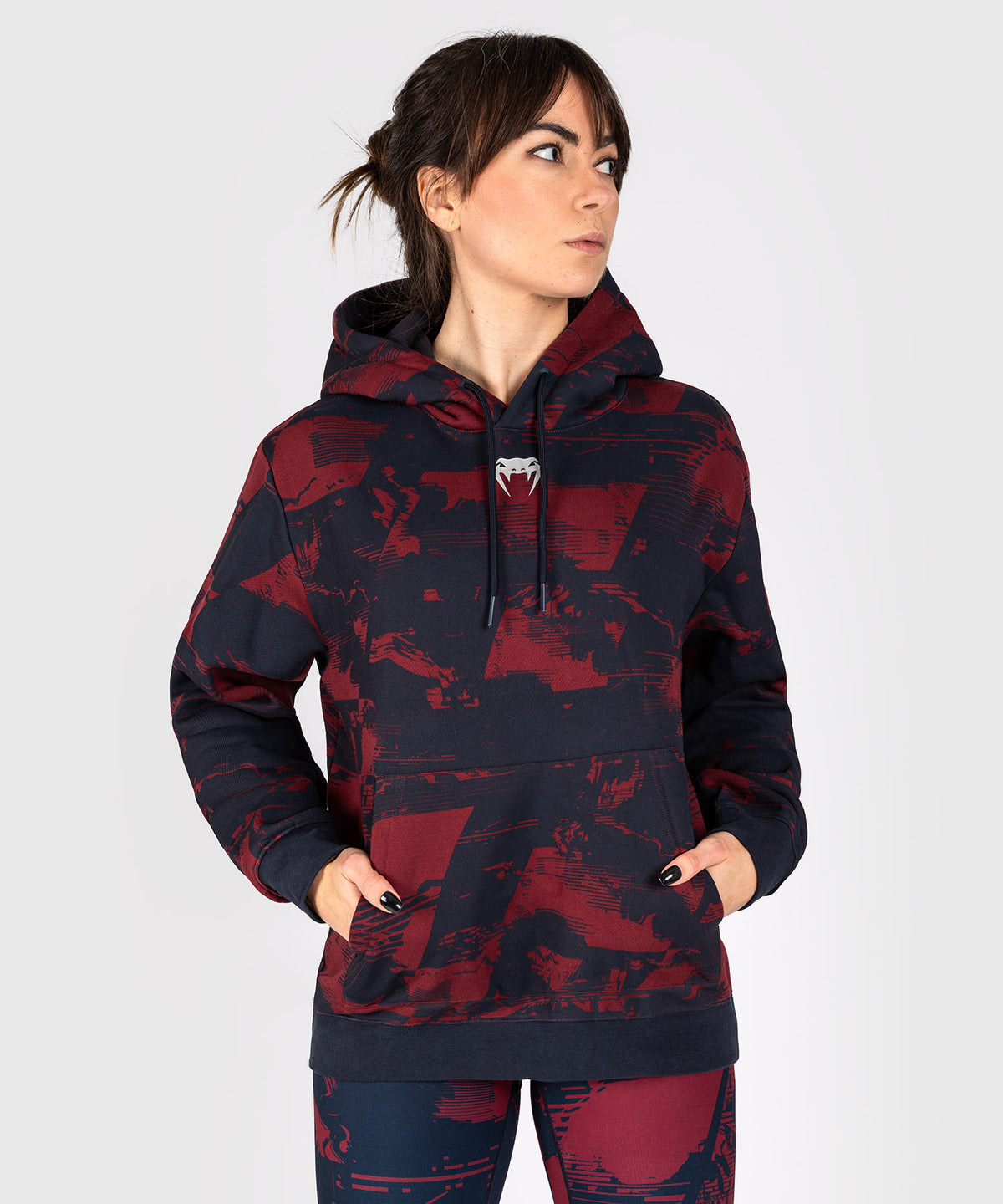 Women's UFC Zenith by Venum Burgundy Authentic Fight Week Pullover Hoodie