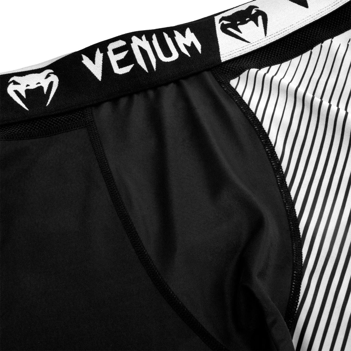 Pantalon de compression Venum NoGi 2.0 Approuvé IBJJF - Noir/Blanc