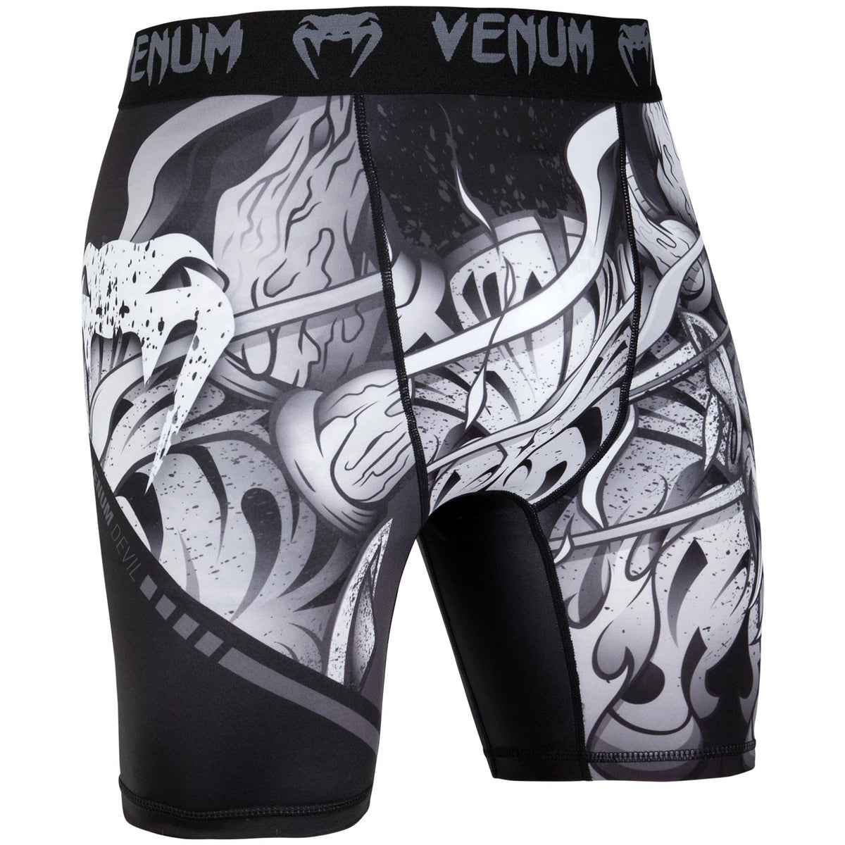 Venum Devil Vale Tudo Shorts - Weiß/Schwarz