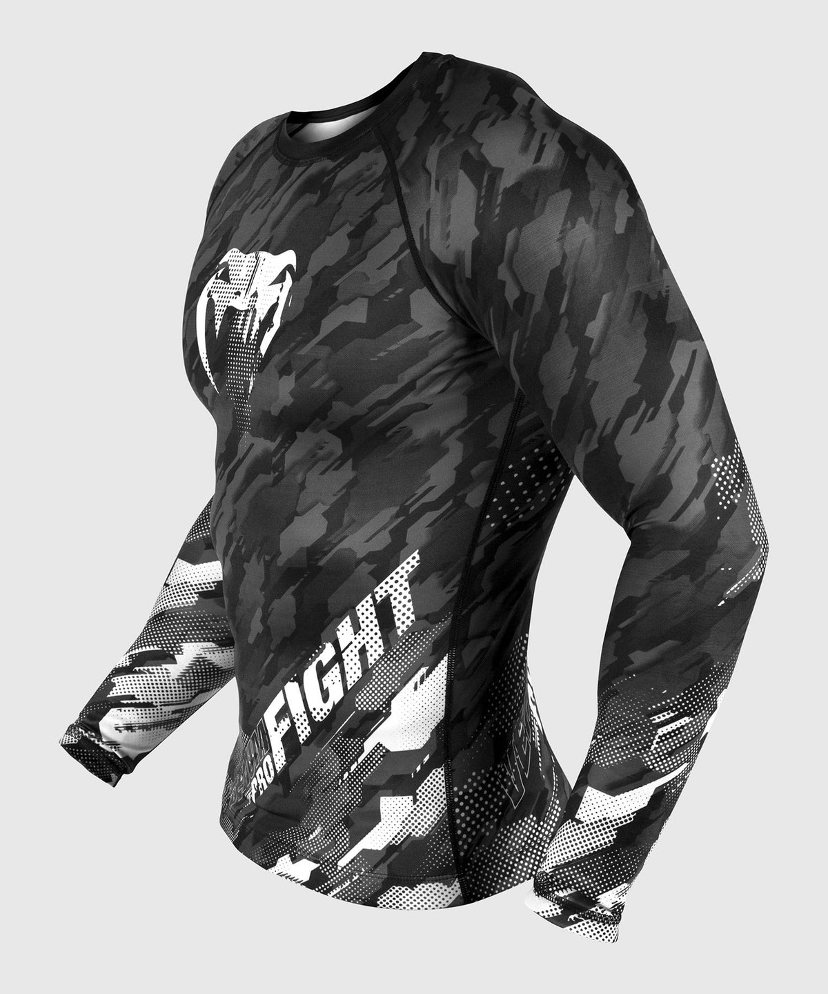 Venum Tecmo Rashguard - Langarm - Grau