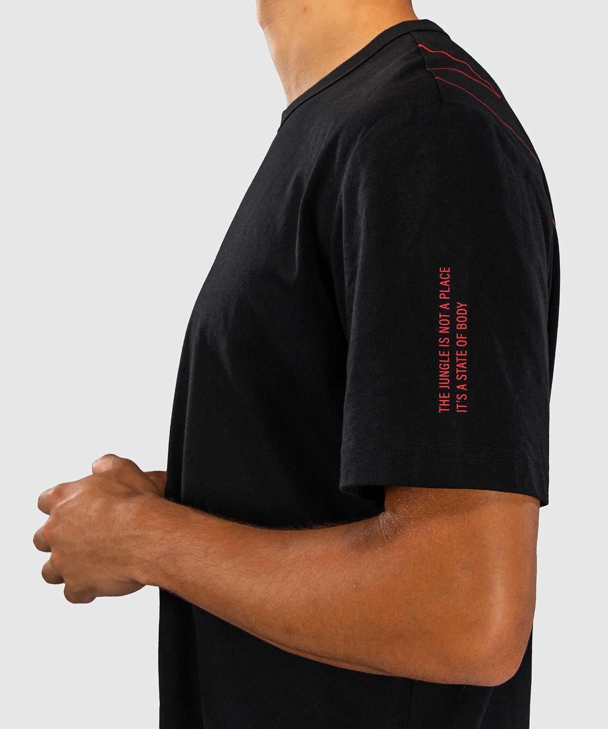Venum Amazonia Reborn T-Shirt - Black/Red