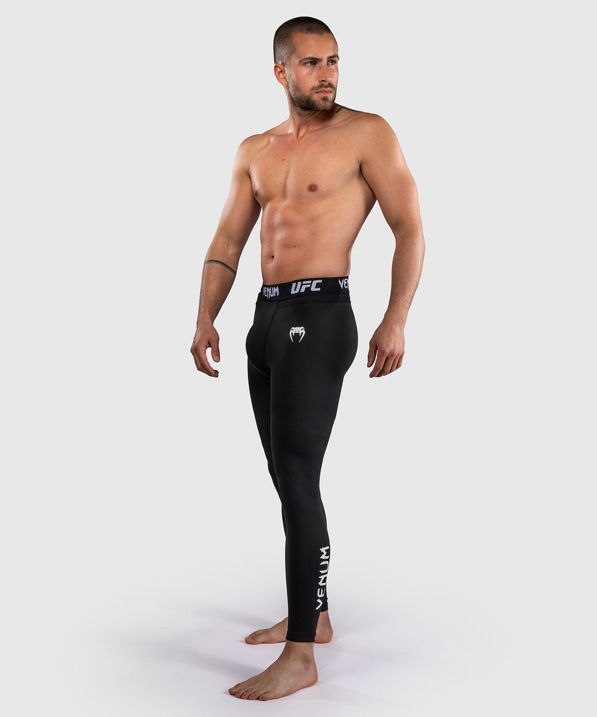 Venum UFC Unity by Venum Authentic Fight Week Pantalón de Compresión Técnico para Hombre - Negro
