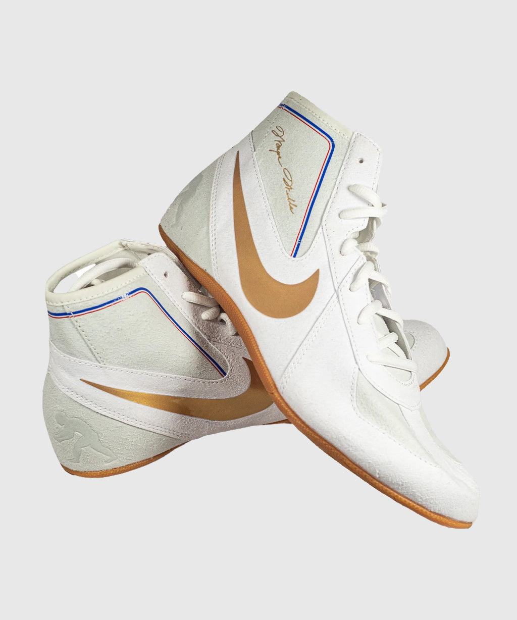 Chaussures de lutte Nike Footsweep 2 SE - Blanc/Or/Gomme